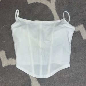 Hollister white tank top, size XS, never worn